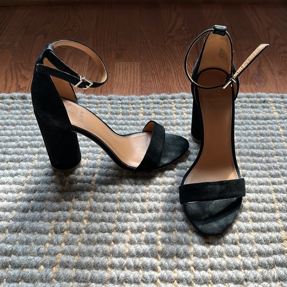JCrew Black Suede Sandal - Picture 2 of 3